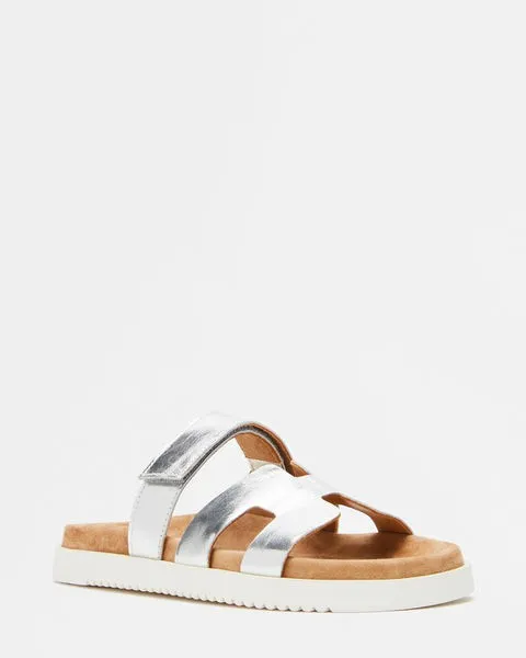 Women MAYVEN SILVER Silver Steve Madden Sandals Women MAYVEN SILVER Silver Steve Madden Sandals