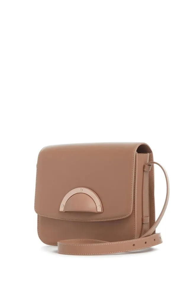 WomenMen Crossbody Bags Gabriela Hearst Bethania Crossbody Box Bag In Nude Leather