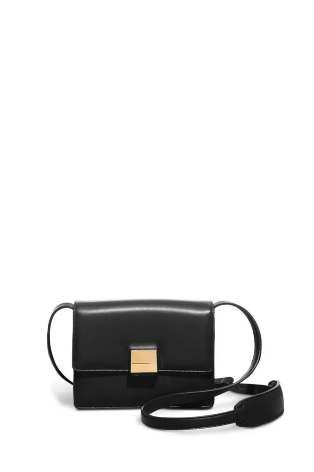 WomenMen Crossbody Bags Gabriela Hearst Mercedes Bag In Black Nappa Leather