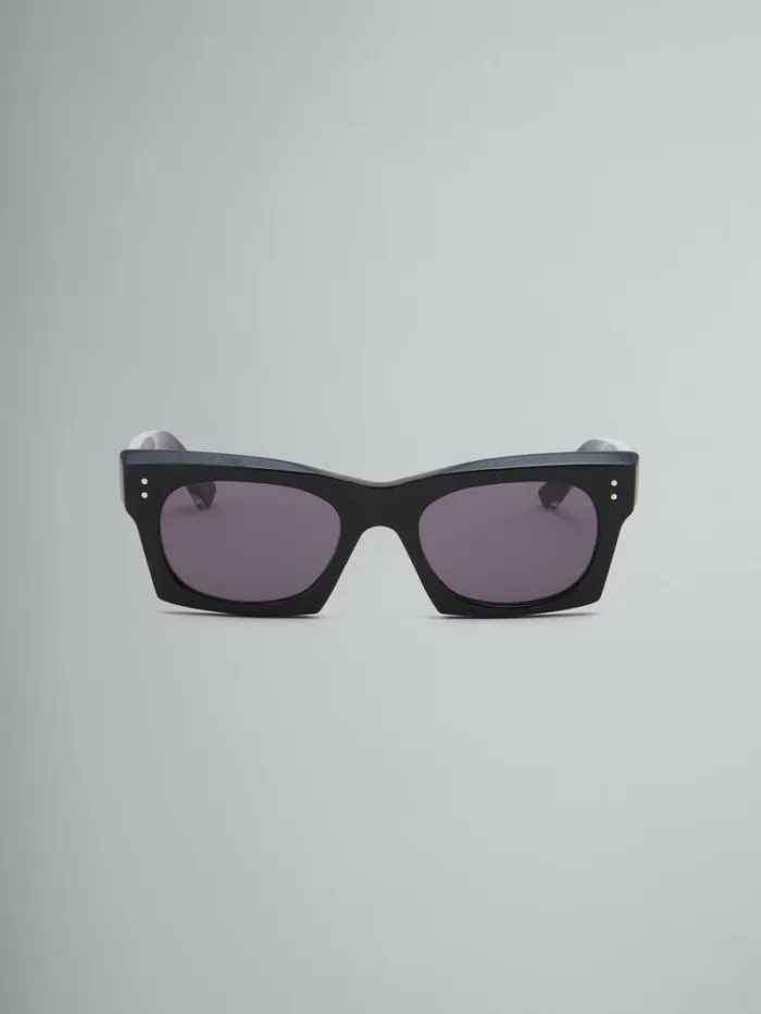 WomenMen Marni Sunglasses Black Edku Sunglasses