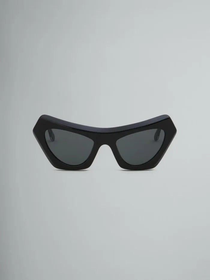 WomenMen Marni Sunglasses Devil039s Pool Black Sunglasses