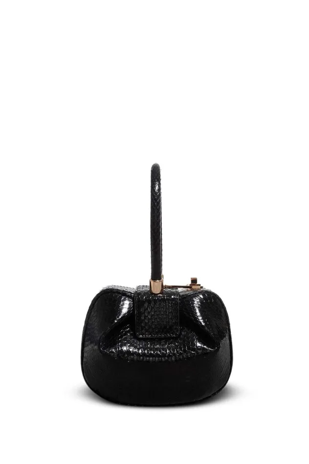 WomenMen Mini Bags Gabriela Hearst Demi Bag In Black Snakeskin