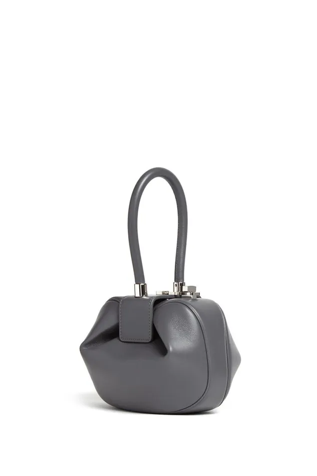 WomenMen Mini Bags Gabriela Hearst Demi Bag In Charcoal Nappa Leather