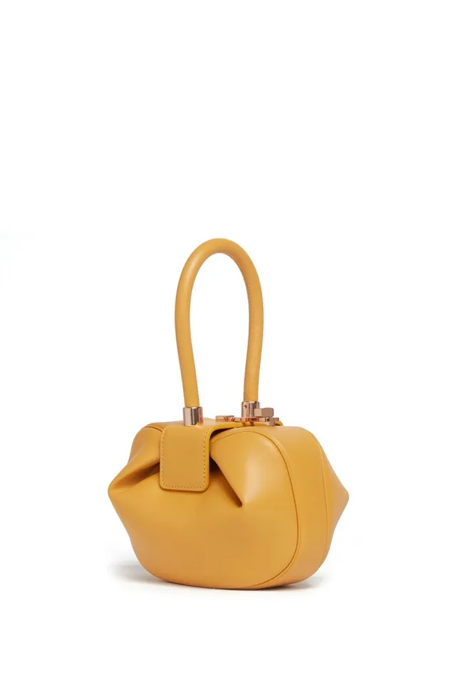 WomenMen Mini Bags Gabriela Hearst Demi Bag In Golden Birch Nappa Leather