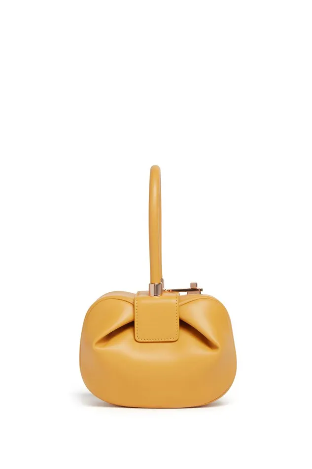 WomenMen Mini Bags Gabriela Hearst Demi Bag In Golden Birch Nappa Leather