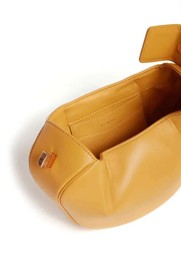 WomenMen Mini Bags Gabriela Hearst Demi Bag In Golden Birch Nappa Leather