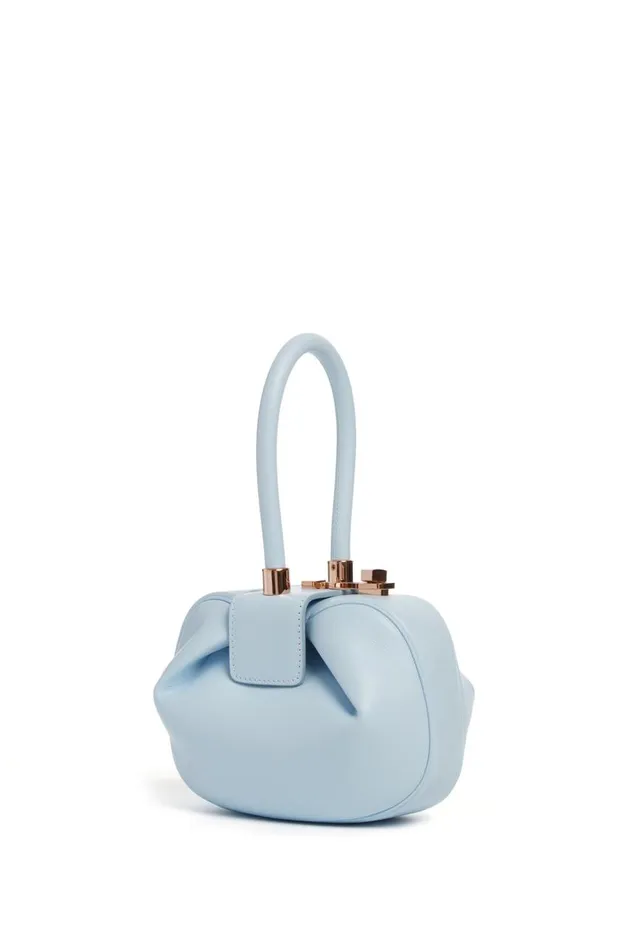 WomenMen Mini Bags Gabriela Hearst Demi Bag In Light Blue Nappa Leather