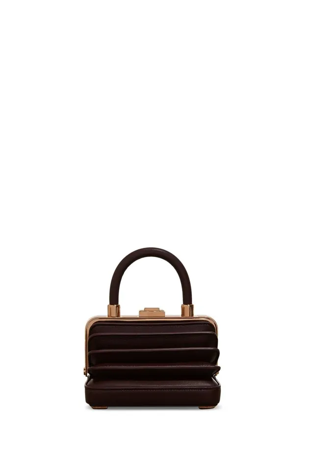 WomenMen Mini Bags Gabriela Hearst Mini Diana Bag In Bordeaux Nappa Leather