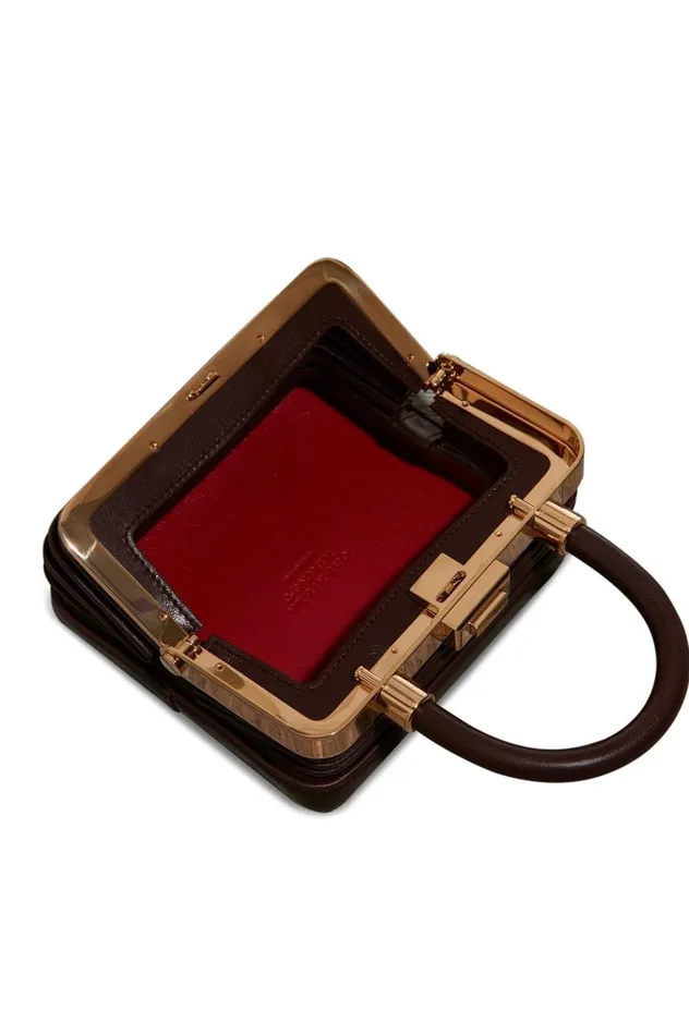 WomenMen Mini Bags Gabriela Hearst Mini Diana Bag In Bordeaux Nappa Leather