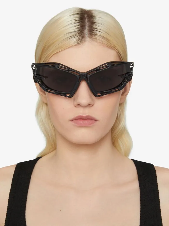 WomenMen Sunglasses Givenchy Giv Cut Cage Unisex Sunglasses In Nylon Black WomenMen Sunglasses Givenchy Giv Cut Cage Unisex Sunglasses In Nylon Black