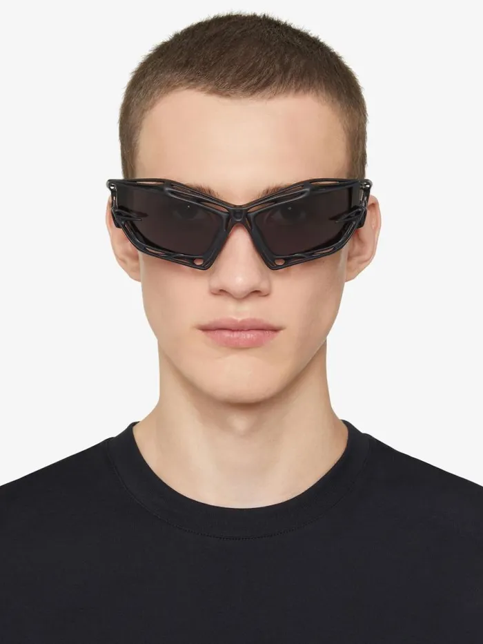 WomenMen Sunglasses Givenchy Giv Cut Cage Unisex Sunglasses In Nylon Black WomenMen Sunglasses Givenchy Giv Cut Cage Unisex Sunglasses In Nylon Black