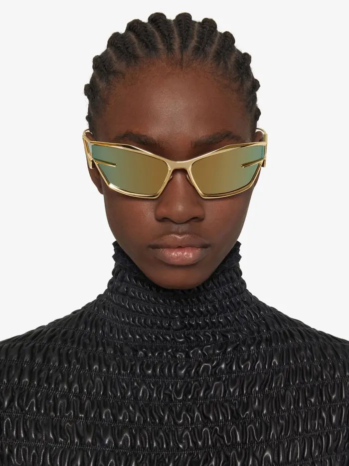 WomenMen Sunglasses Givenchy Giv Cut Unisex Sunglasses In Metal Golden WomenMen Sunglasses Givenchy Giv Cut Unisex Sunglasses In Metal Golden