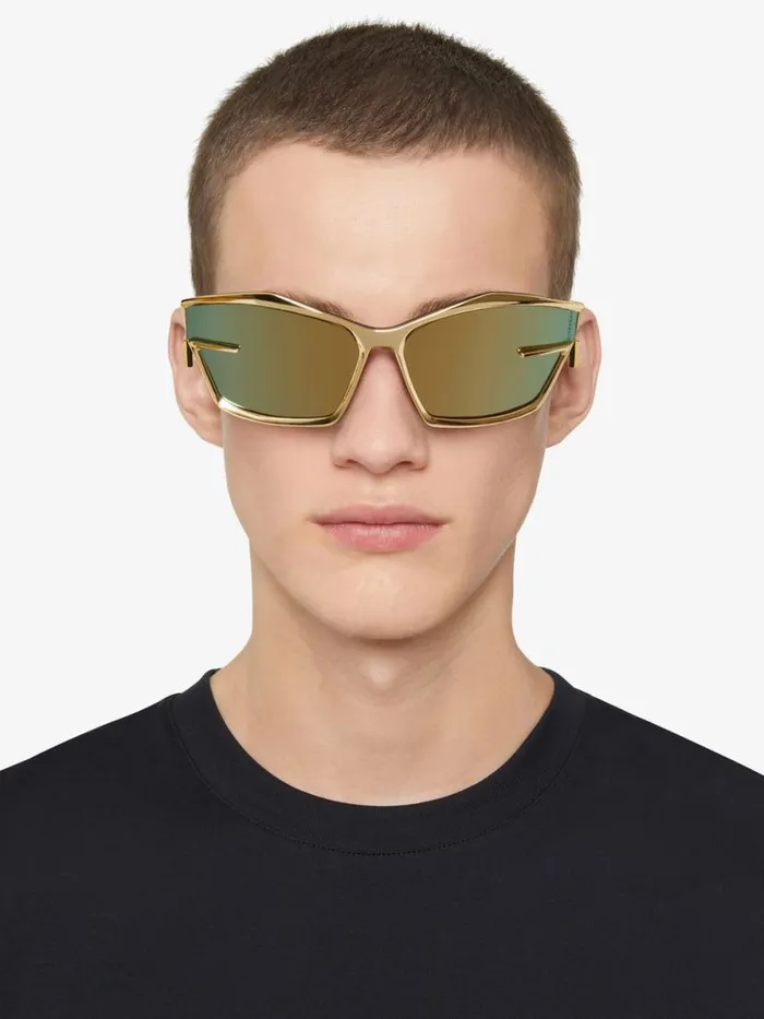 WomenMen Sunglasses Givenchy Giv Cut Unisex Sunglasses In Metal Golden WomenMen Sunglasses Givenchy Giv Cut Unisex Sunglasses In Metal Golden
