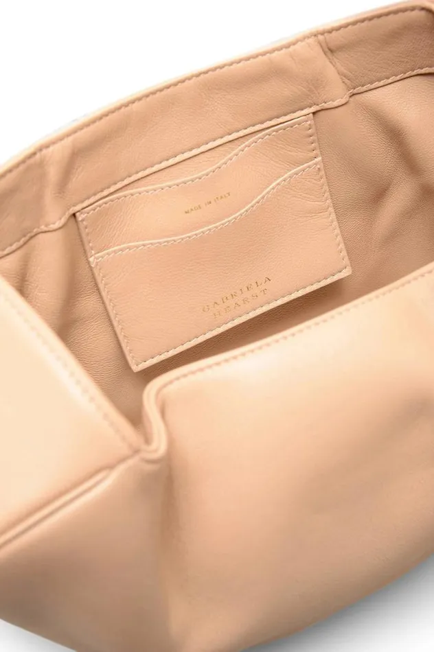 WomenMen Top Handles Gabriela Hearst Demi Bag In Nude and Navy Nappa Leather