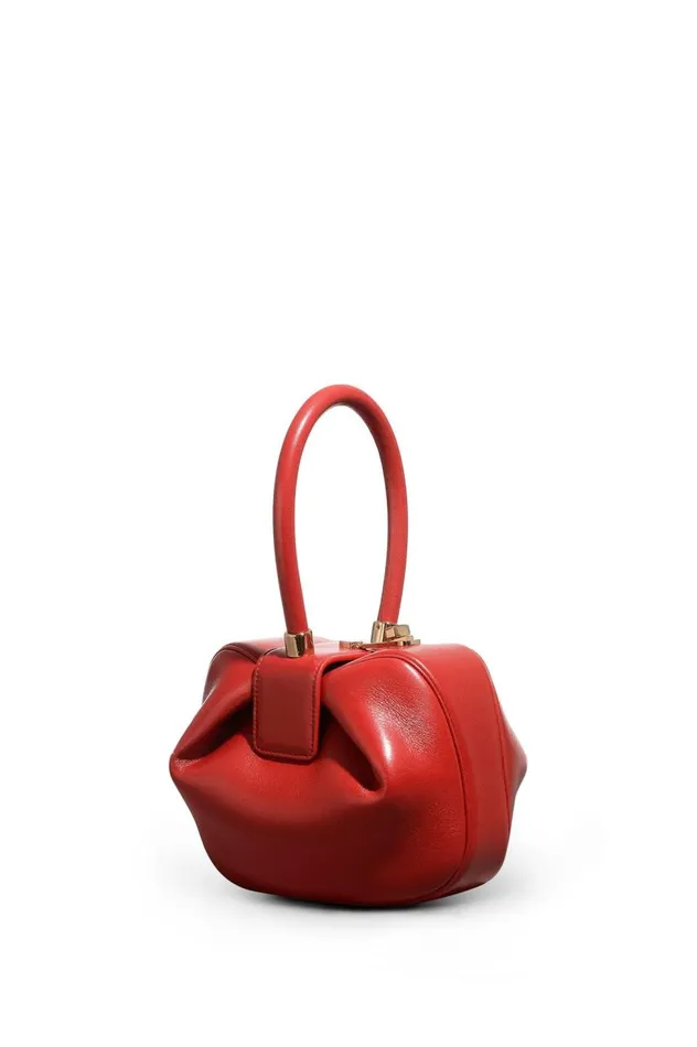 WomenMen Top Handles Gabriela Hearst Demi Bag In Red Nappa Leather