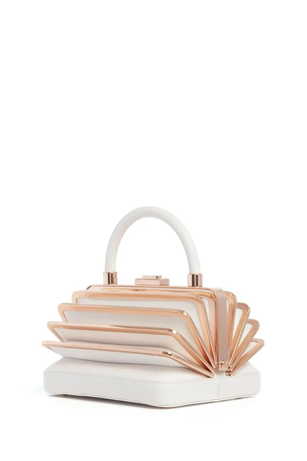 WomenMen Top Handles Gabriela Hearst Diana Midas Bag In Ivory Nappa Leather