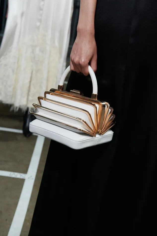 WomenMen Top Handles Gabriela Hearst Diana Midas Bag In Ivory Nappa Leather