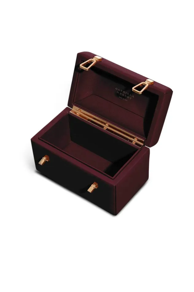 WomenMen Top Handles Gabriela Hearst Patsy Bag In Bordeaux Nappa Leather