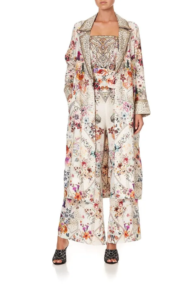 Women Modest Clothing Camilla Soft Trench With French Cuff Sew In Love