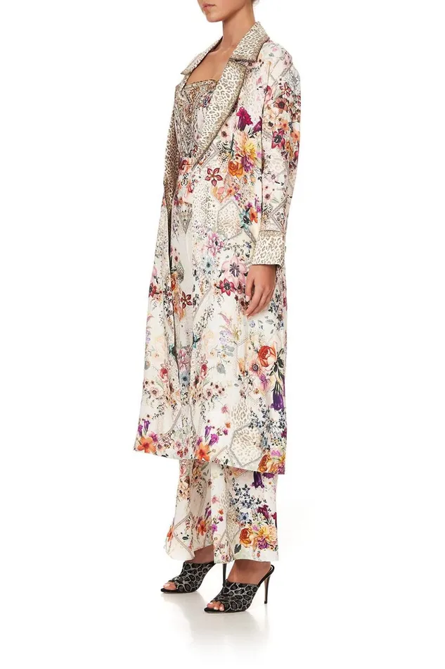 Women Modest Clothing Camilla Soft Trench With French Cuff Sew In Love