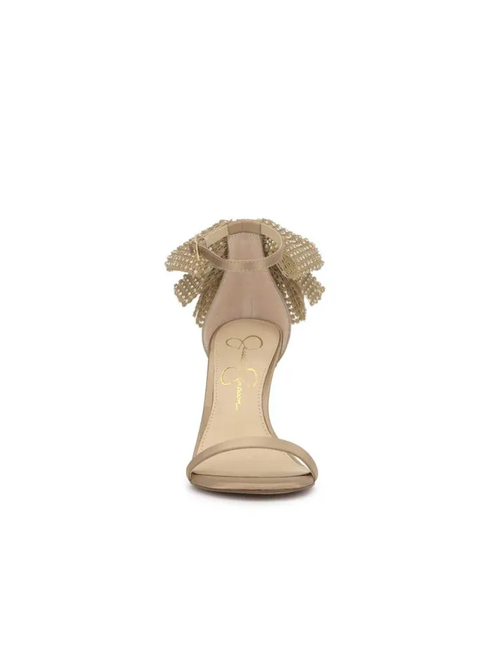 Women Moure Bow Heel In Champagne Jessica Simpson Pumps