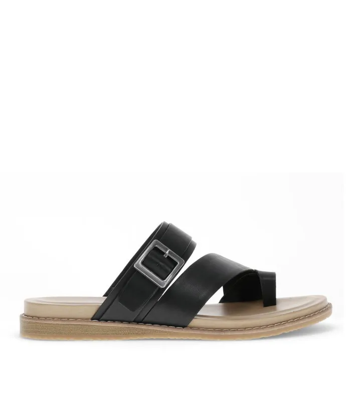 Women Nat Slide Sandal Black Baretraps Slides and Slip On Sandals