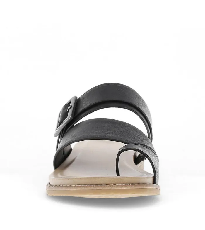 Women Nat Slide Sandal Black Baretraps Slides and Slip On Sandals