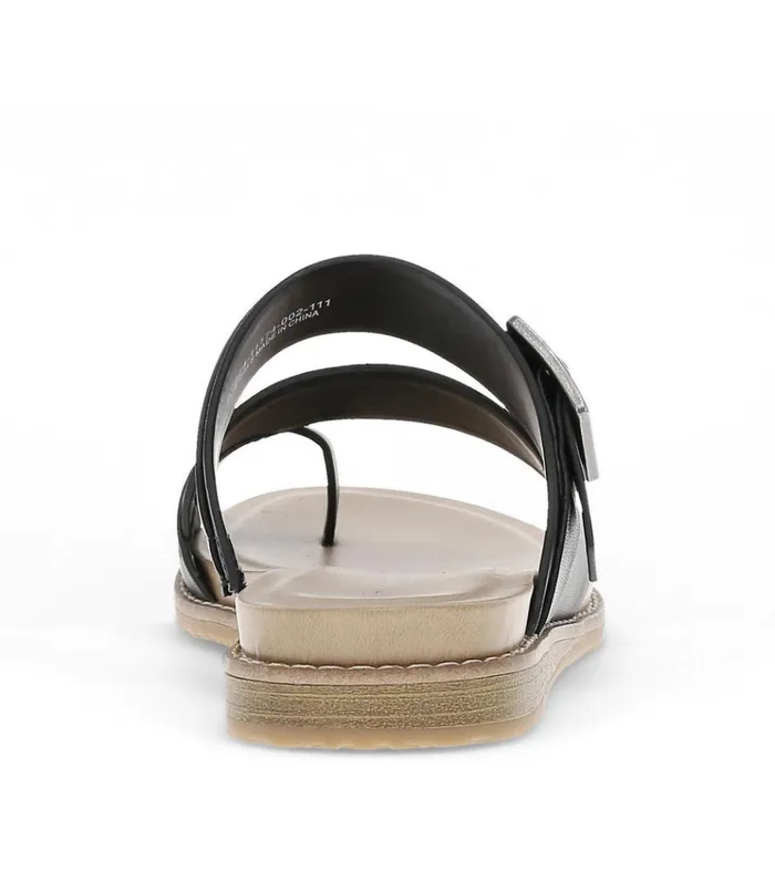 Women Nat Slide Sandal Black Baretraps Slides and Slip On Sandals