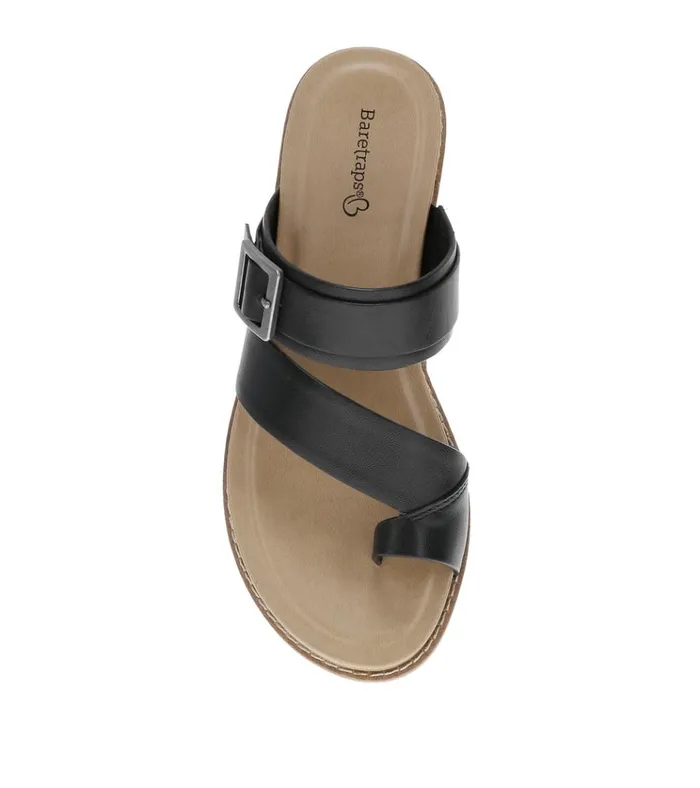 Women Nat Slide Sandal Black Baretraps Slides and Slip On Sandals