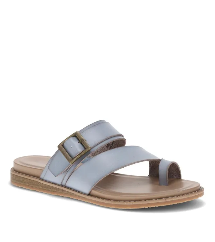 Women Nat Slide Sandal Island Blue Baretraps Slides and Slip On Sandals