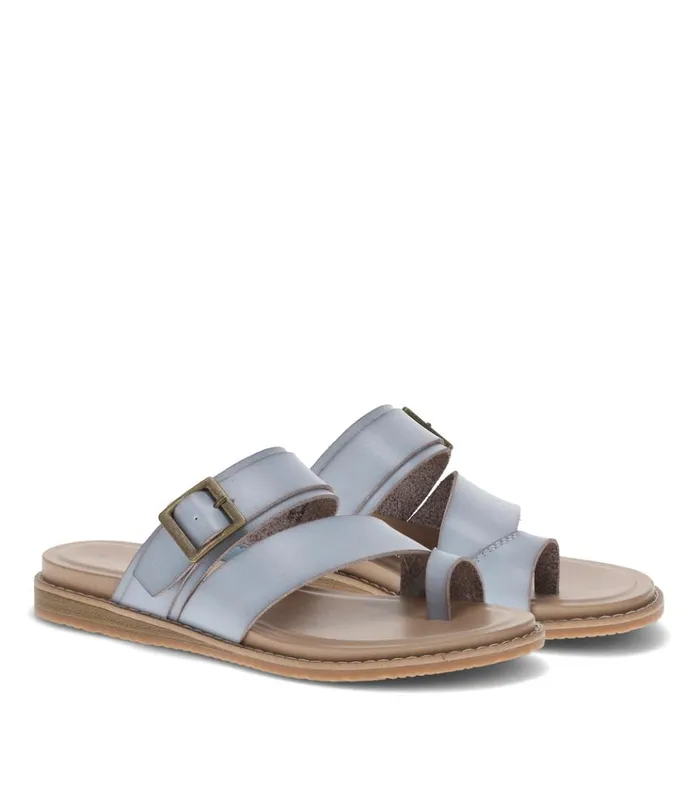 Women Nat Slide Sandal Island Blue Baretraps Slides and Slip On Sandals