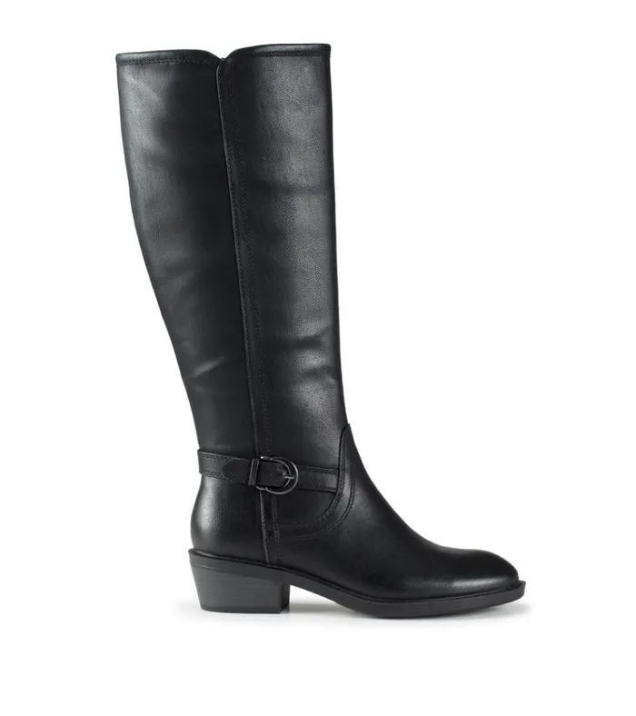 Women Nena Riding Boot Black Baretraps Knee High Boots