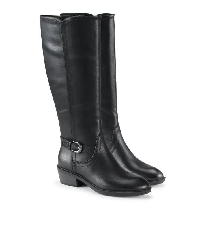 Women Nena Riding Boot Black Baretraps Knee High Boots