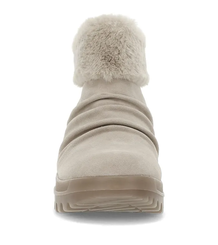 Women Nuri Cold Weather Bootie Taupe Ice Suede Baretraps Booties