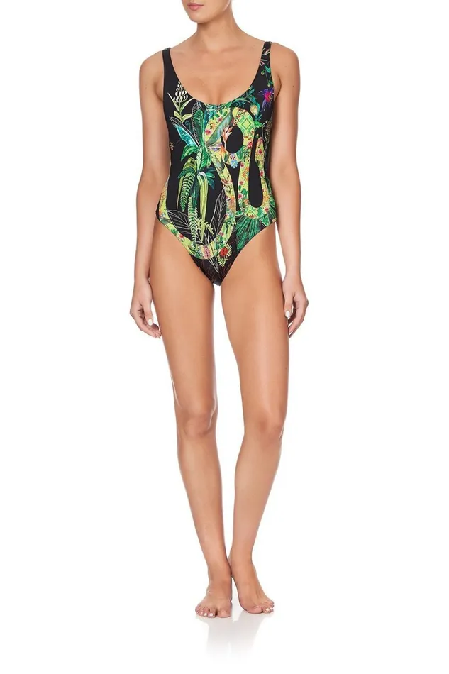 Women One Pieces Camilla Low Scoop One Piece River Cruise