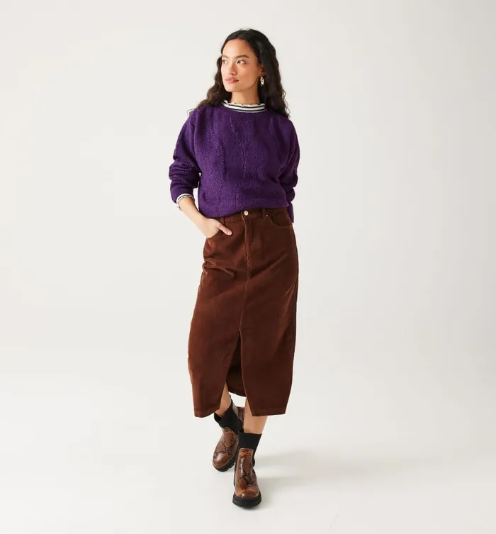 Women Oversized Glitzy Jumper 8211 Violet Promod Jumpers And Cardigans Women Oversized Glitzy Jumper 8211 Violet Promod Jumpers And Cardigans