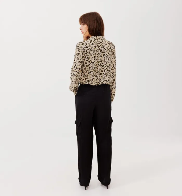 Women Oversized Shirt 8211 Ecru Prints Promod Shirts And Tunics Women Oversized Shirt 8211 Ecru Prints Promod Shirts And Tunics
