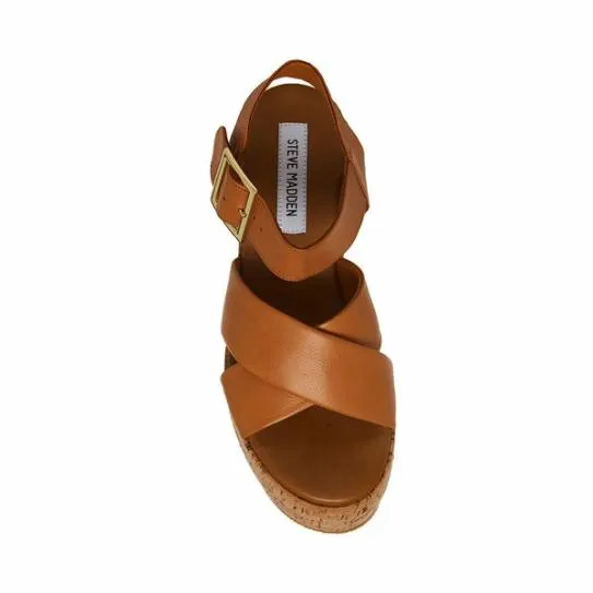 Women PALMER TAN LEATHER Tan Leather Steve Madden Sandals Women PALMER TAN LEATHER Tan Leather Steve Madden Sandals