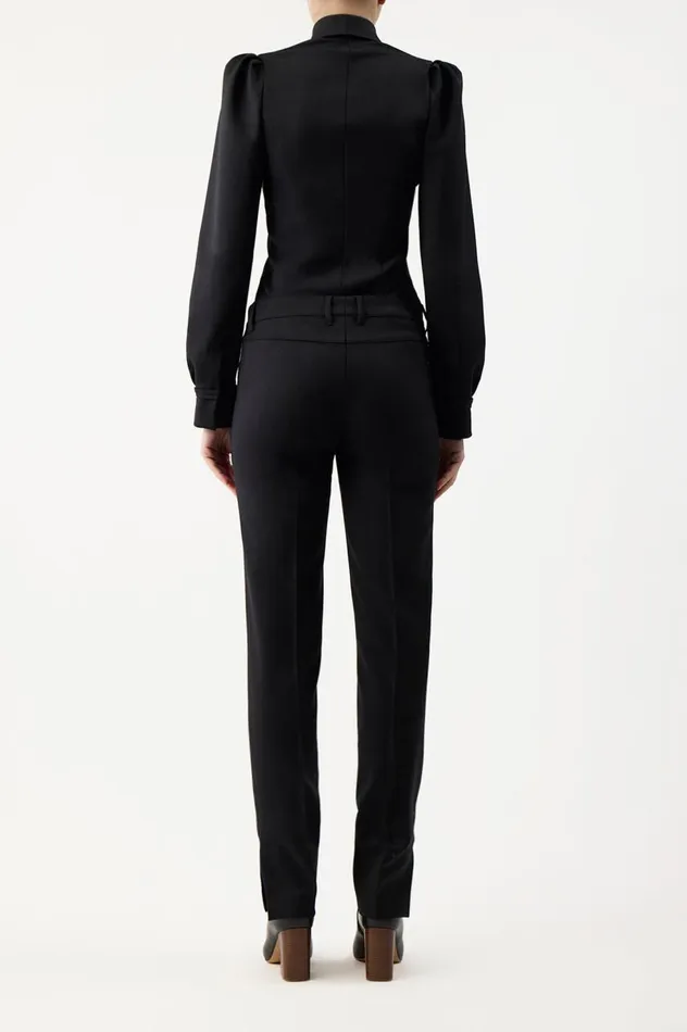 Women Pants Gabriela Hearst Molly Pant In Black Sportswear Wool