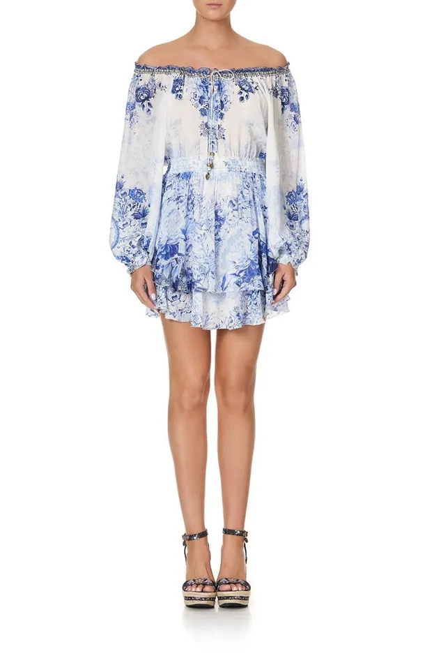 Women Party Dresses Camilla Tiered Mini Dress High Tea