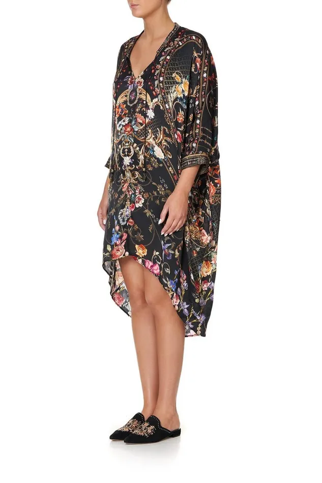 Women Party Dresses Camilla VNeck Dress With Draped Back Blushing Manor