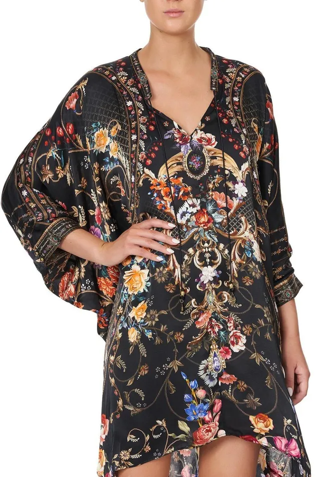 Women Party Dresses Camilla VNeck Dress With Draped Back Blushing Manor