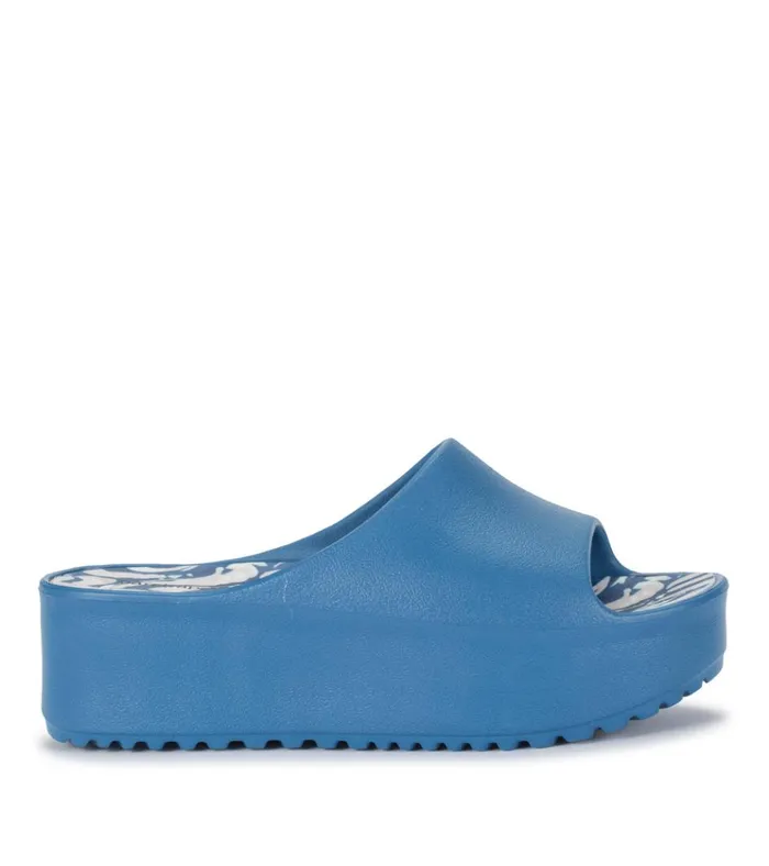 Women Parvati Platform Sandal Atlantic Blue Baretraps Slides and Slip On Sandals