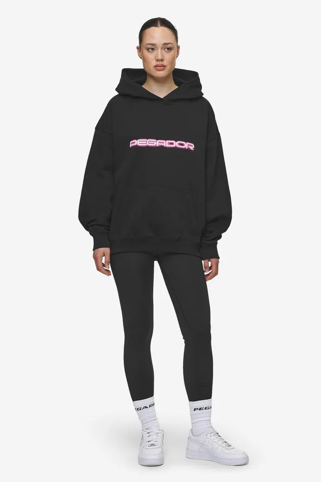 Women Pegador Hoodies Mila Oversized Hoodie Washed Black Women Pegador Hoodies Mila Oversized Hoodie Washed Black