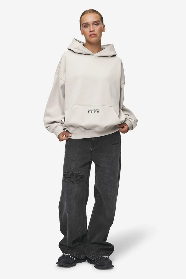 Women Pegador Hoodies Nisa Oversized Hoodie Washed Moon Grey Women Pegador Hoodies Nisa Oversized Hoodie Washed Moon Grey