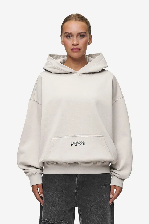 Women Pegador Hoodies Nisa Oversized Hoodie Washed Moon Grey Women Pegador Hoodies Nisa Oversized Hoodie Washed Moon Grey