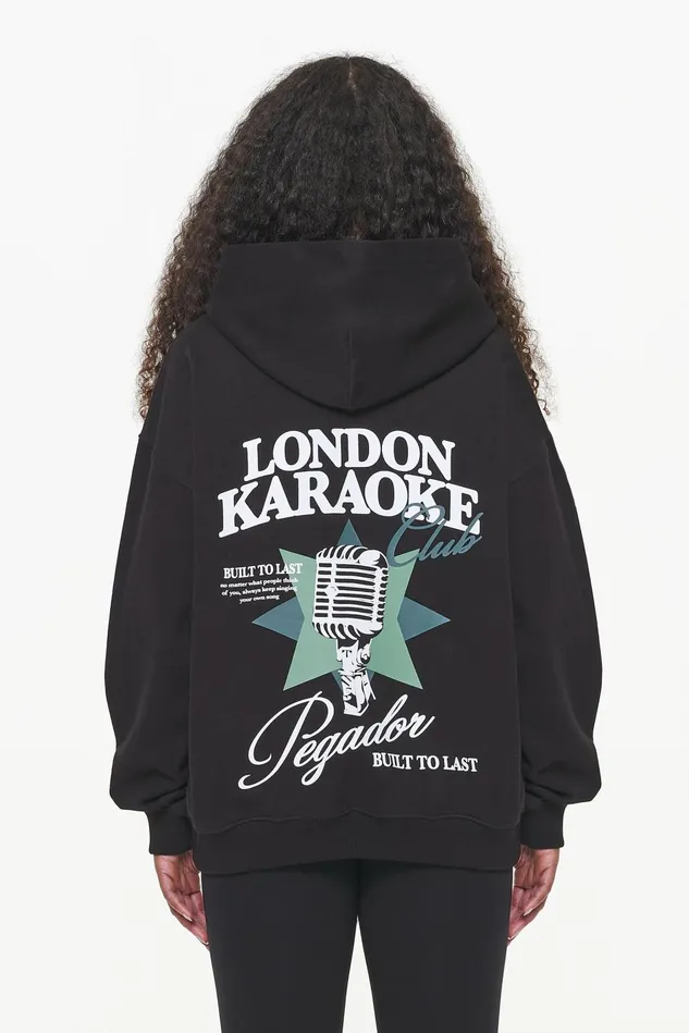 Women Pegador Hoodies Savile Oversized Hoodie Black