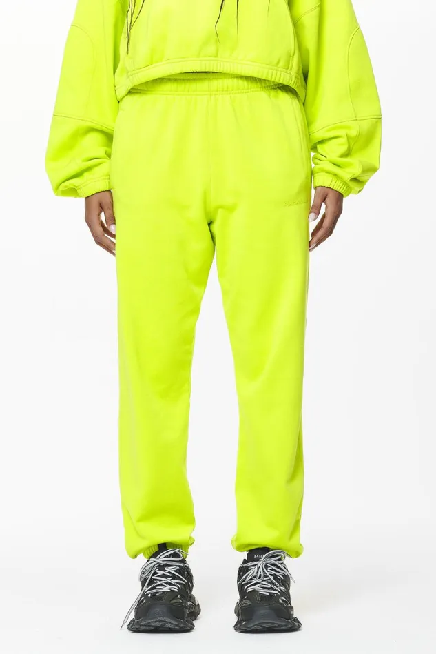 Women Pegador Pants Villa High Waisted Sweat Pants Washed Lime Yellow Gum Women Pegador Pants Villa High Waisted Sweat Pants Washed Lime Yellow Gum