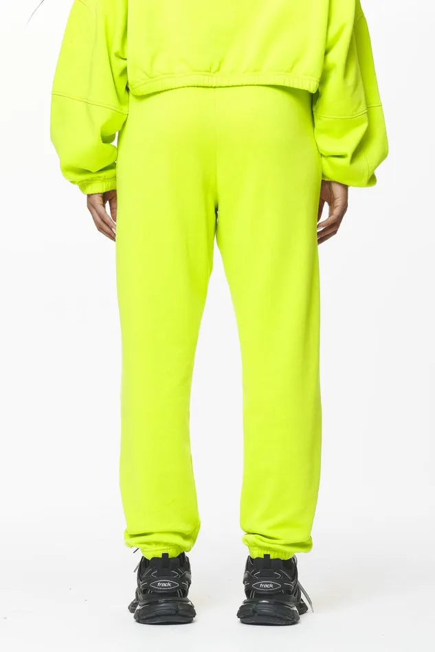 Women Pegador Pants Villa High Waisted Sweat Pants Washed Lime Yellow Gum Women Pegador Pants Villa High Waisted Sweat Pants Washed Lime Yellow Gum