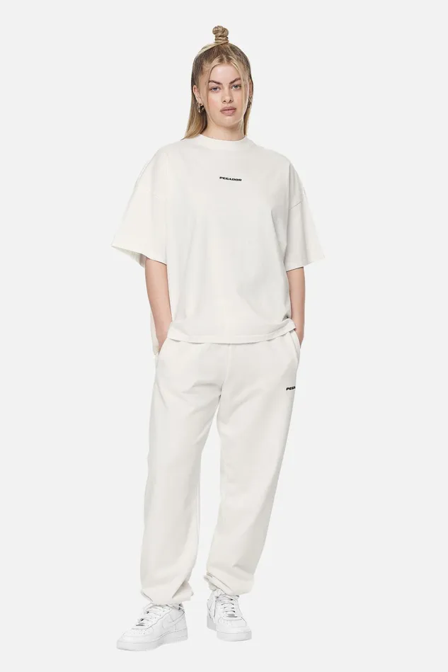 Women Pegador Tees Arendal Logo Heavy Oversized TeeWashed Coconut Milk Black Women Pegador Tees Arendal Logo Heavy Oversized TeeWashed Coconut Milk Black